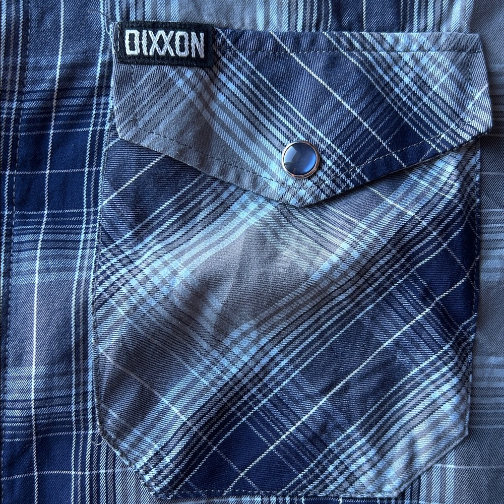 DIXXON FLANNEL CO Laredo / short sleeve bamboo pearl snap / men’s m - Picture 4 of 6